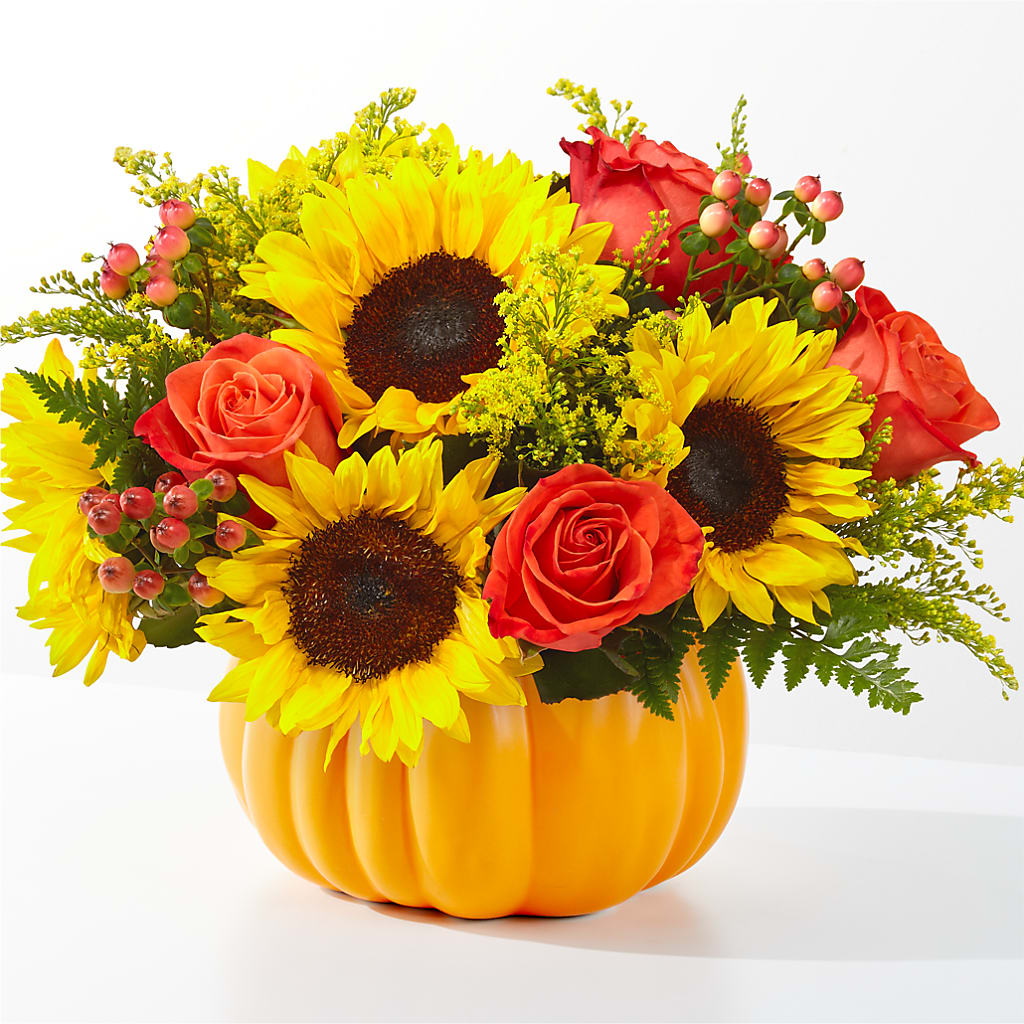 Pick of the Patch Pumpkin Bouquet – Roots Of Love, Spotswood NJ