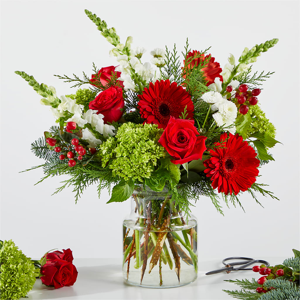 Merry Moment Bouquet – A Florist Original – Roots Of Love, Spotswood NJ