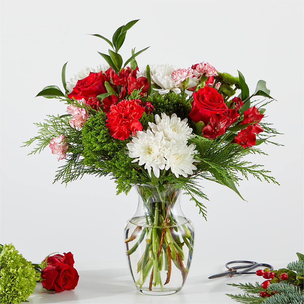 Merry Moment Bouquet – A Florist Original – Roots Of Love, Spotswood NJ