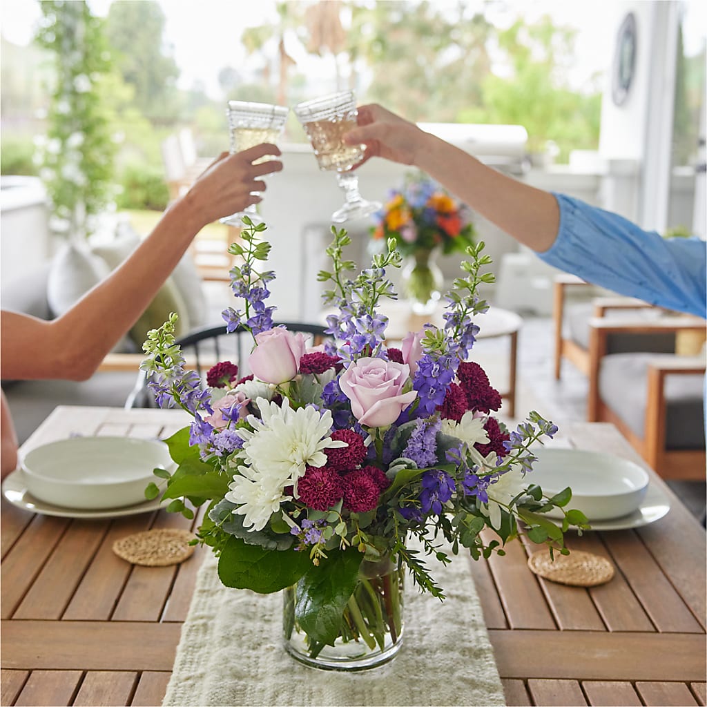 Violet Frost Bouquet – Roots Of Love, Spotswood NJ