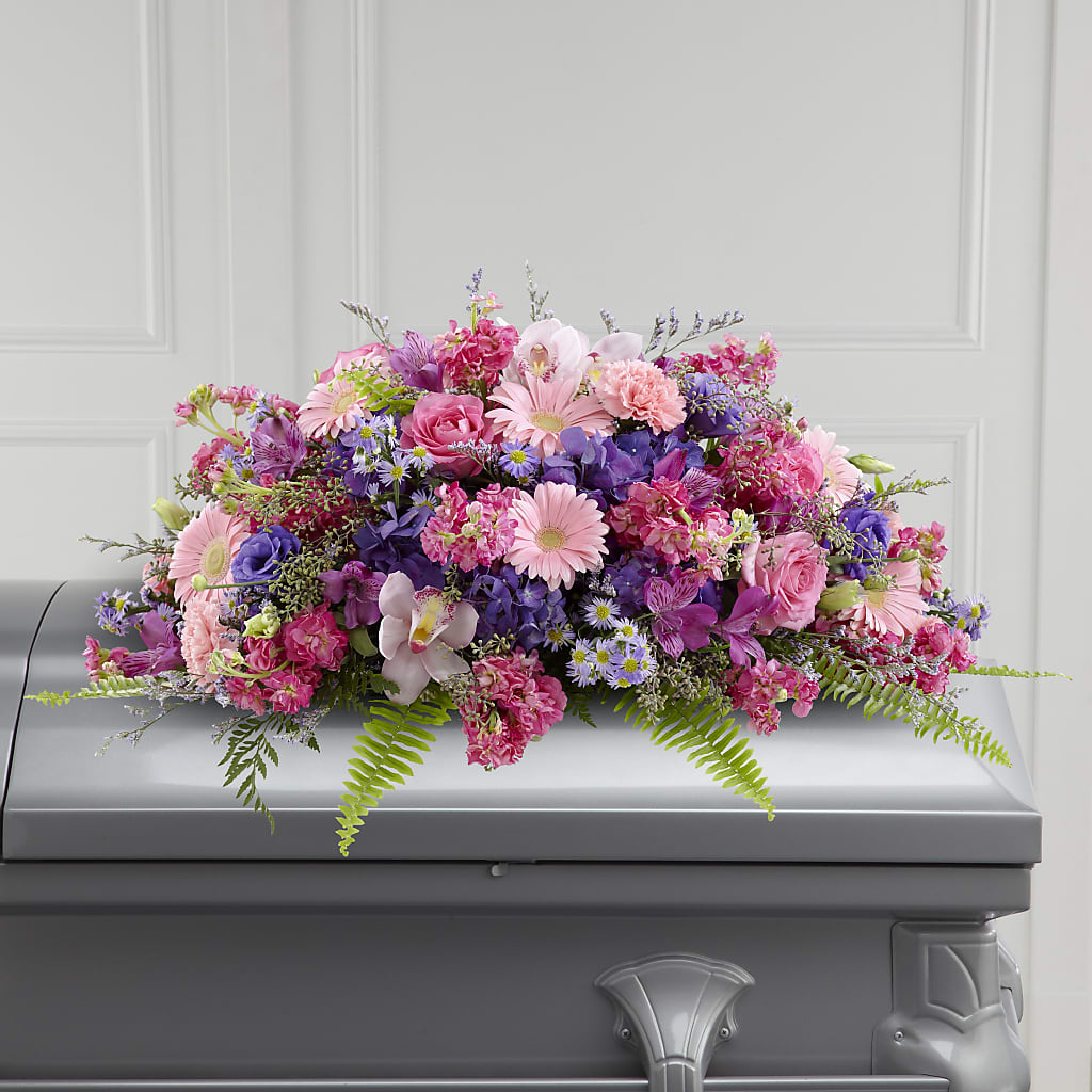 Glorious Garden Casket Spray – Roots Of Love, Spotswood NJ