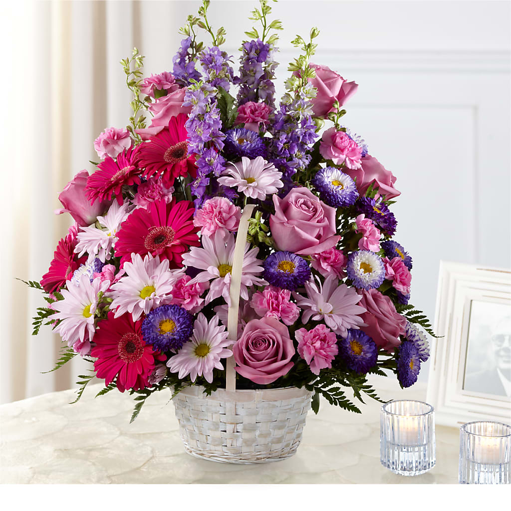 Pastel Peace Basket – Roots Of Love, Spotswood NJ