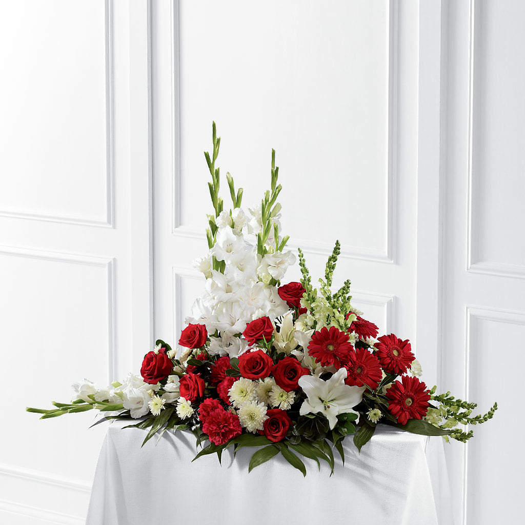 Crimson & White Arrangement – Roots Of Love, Spotswood NJ