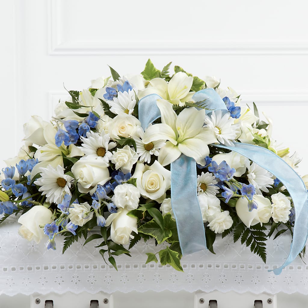 Tender Treasure Casket Spray – Roots Of Love, Spotswood NJ