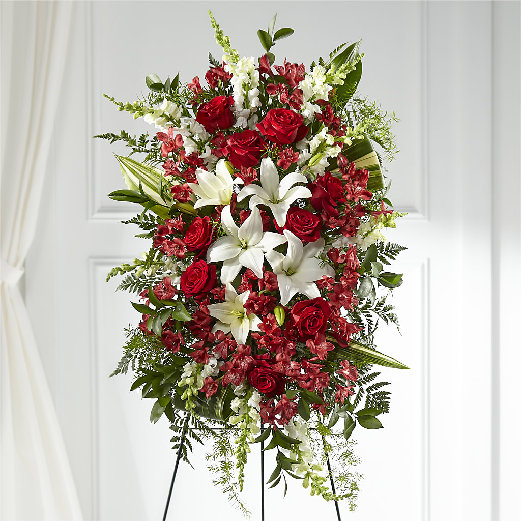 Everlasting Memory Standing Spray – Roots Of Love, Spotswood NJ