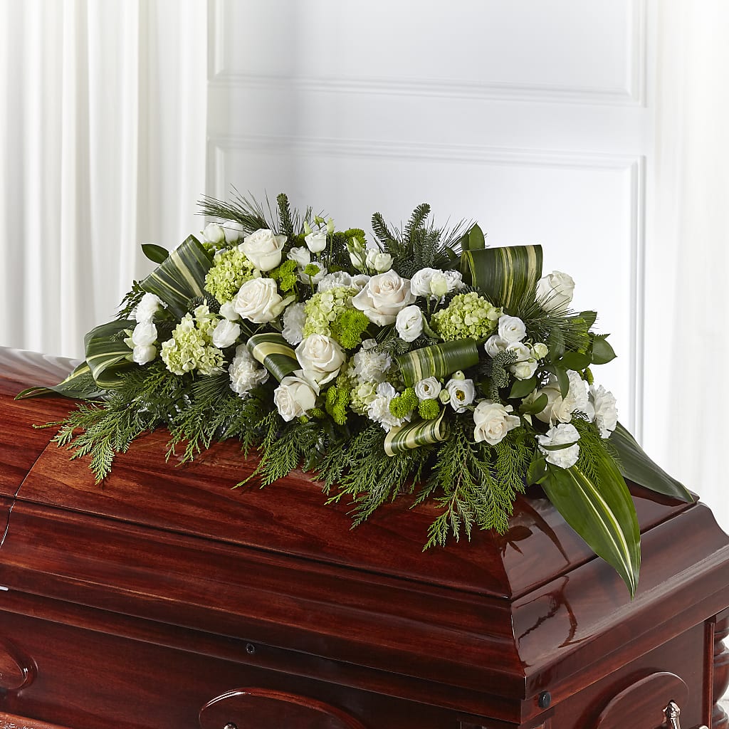 Hopeful Gesture Casket Spray – Roots Of Love, Spotswood NJ