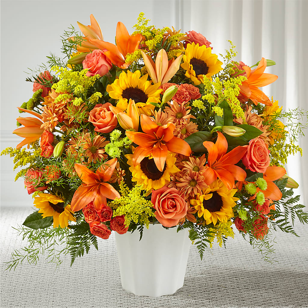 Harvest Thoughts Floor Basket – Roots Of Love, Spotswood NJ