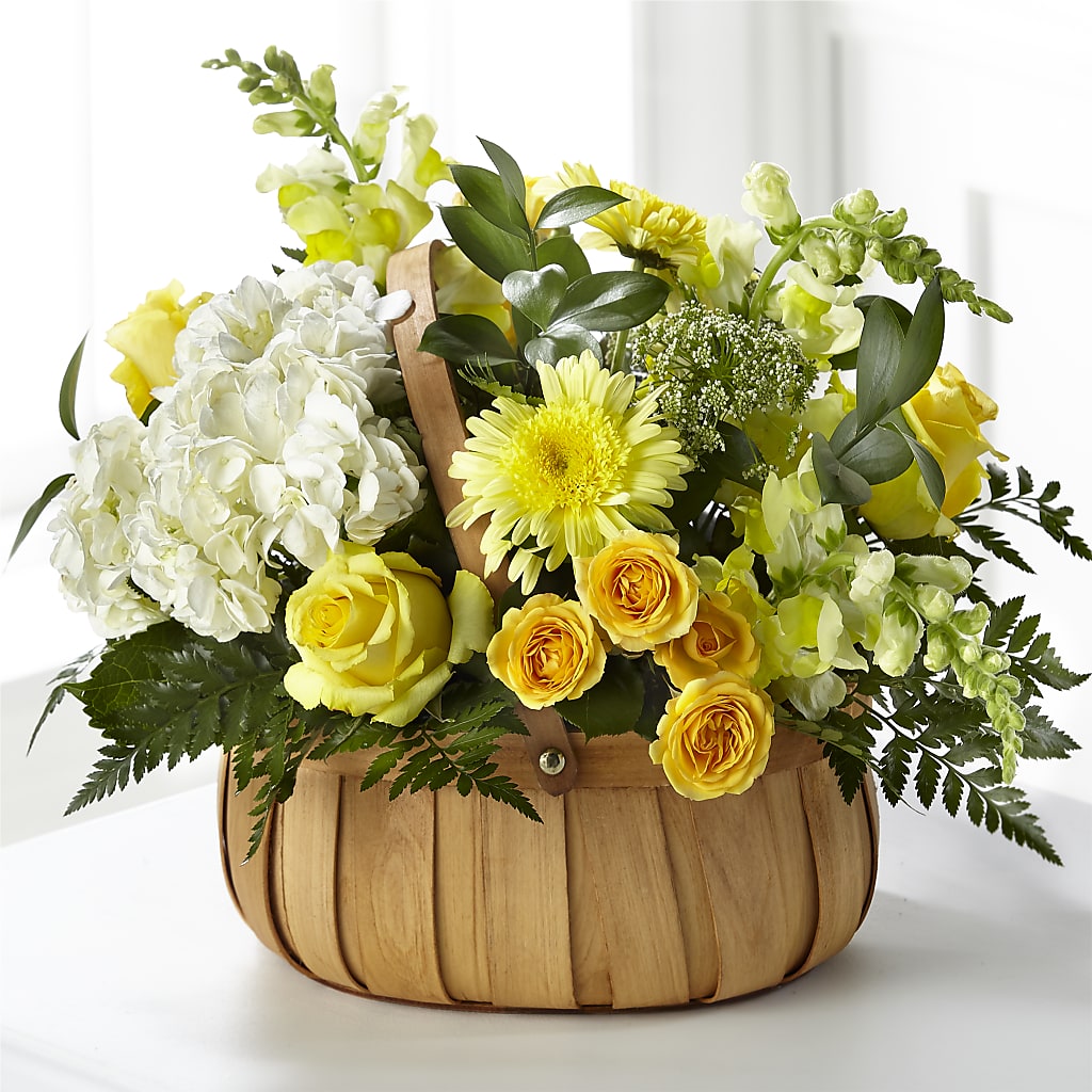 Rustic Remembrance Basket – Roots Of Love, Spotswood NJ