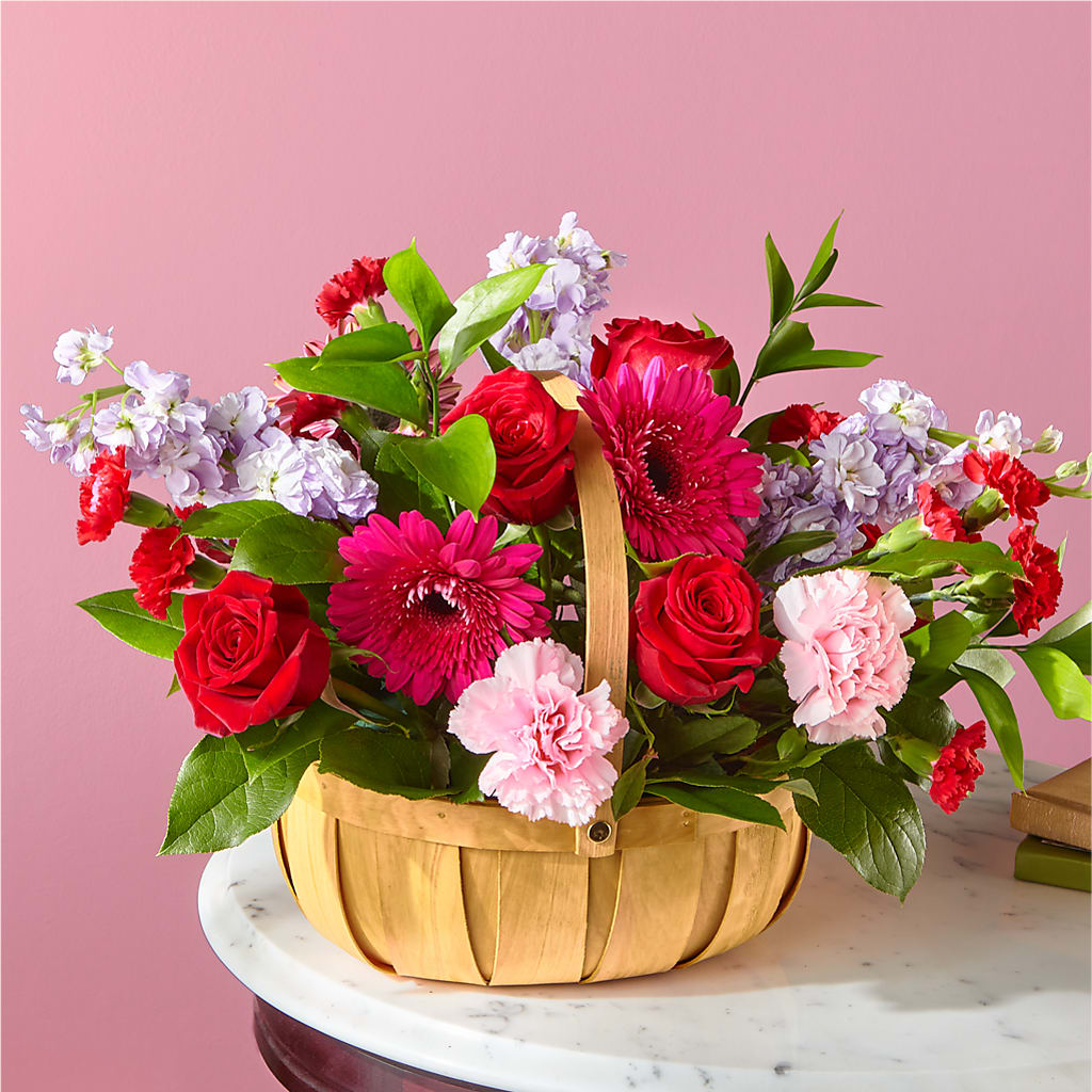 Pink Picnic Basket – Roots Of Love, Spotswood NJ