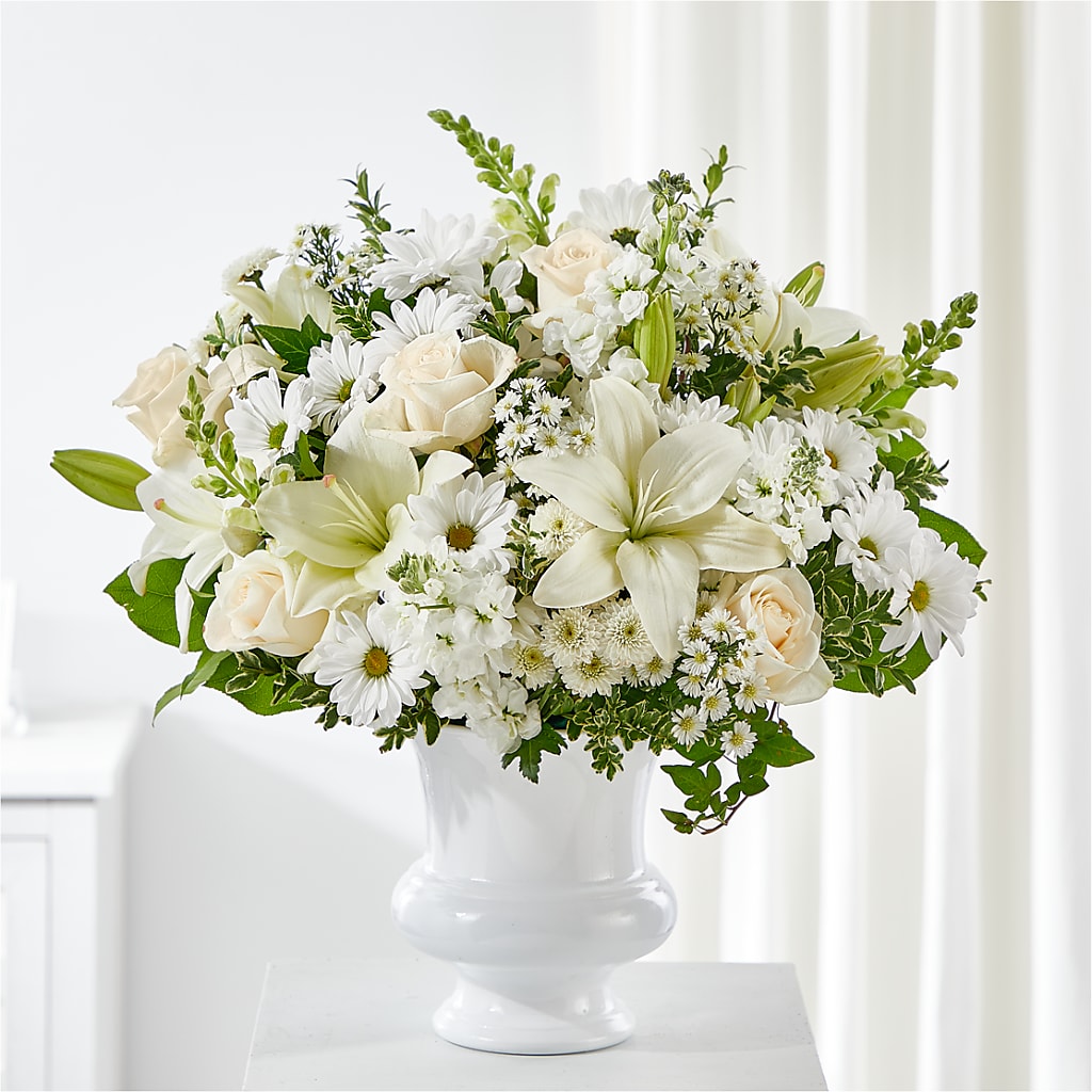Uplifting Urn Arrangement – Roots Of Love, Spotswood NJ