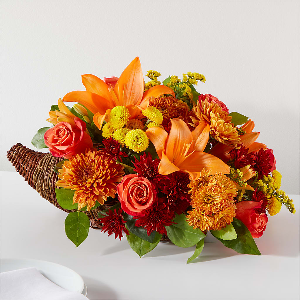 Bouquet of Blessings Cornucopia – Roots Of Love, Spotswood NJ