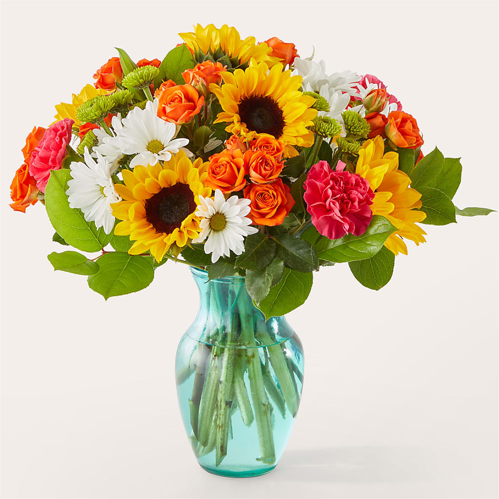 Sun-drenched Blooms Bouquet – Roots Of Love, Spotswood NJ