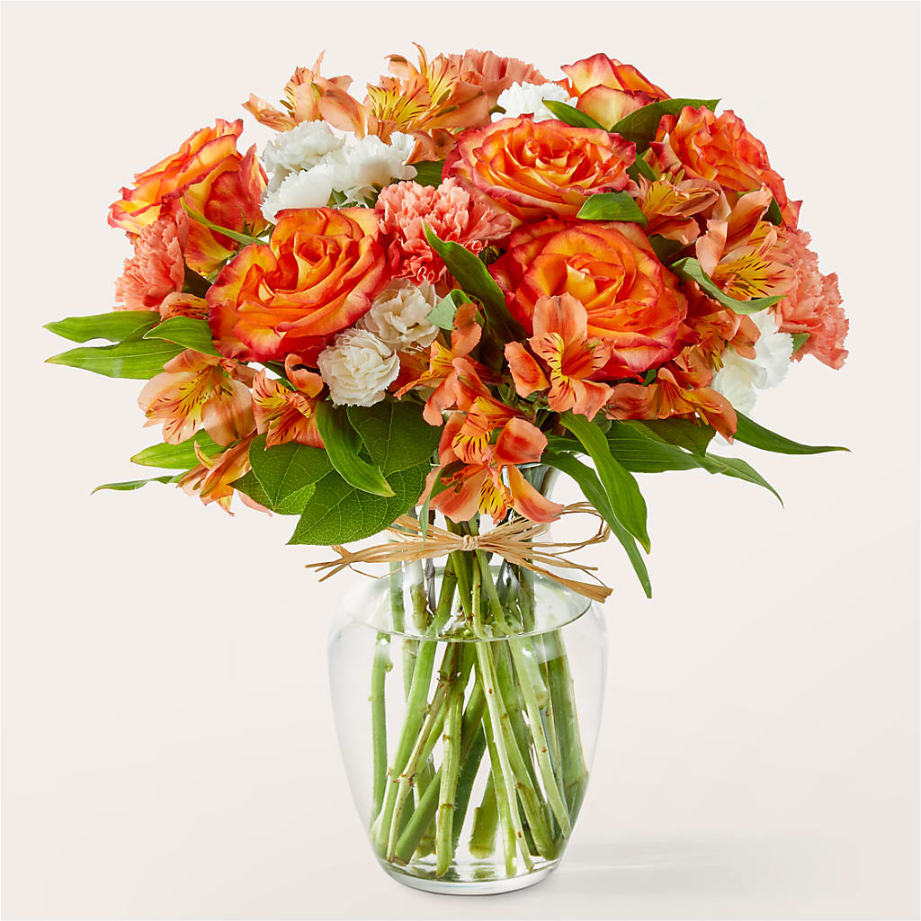 Apricot Glow Bouquet – Roots Of Love, Spotswood NJ