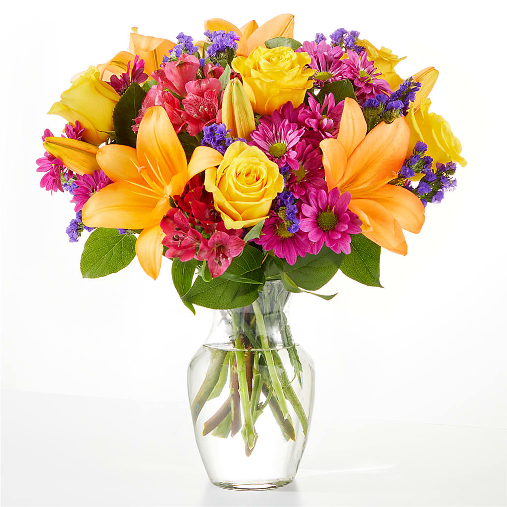 Colorful Visions Bouquet – Roots Of Love, Spotswood NJ