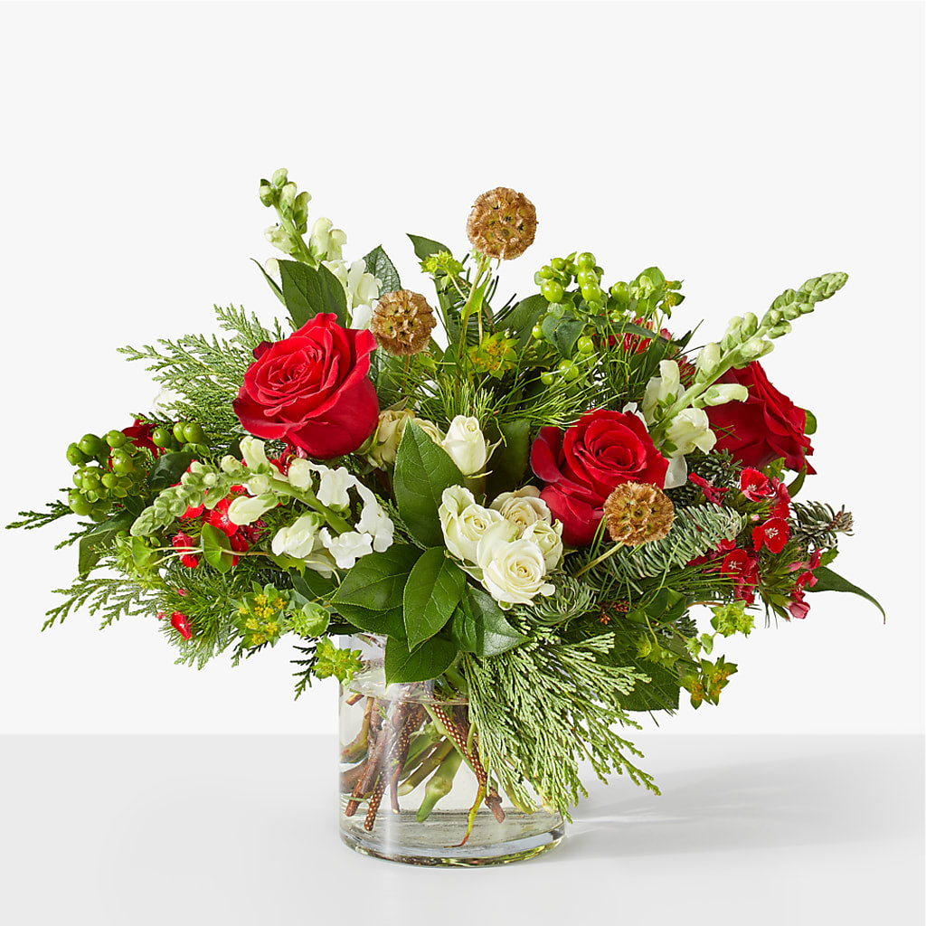 Deck the Halls Bouquet – Roots Of Love, Spotswood NJ