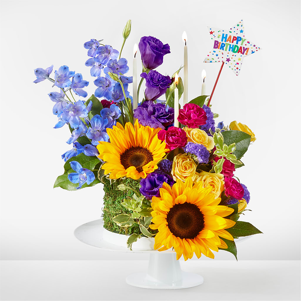 Star of the Day Floral Cake – Roots Of Love, Spotswood NJ
