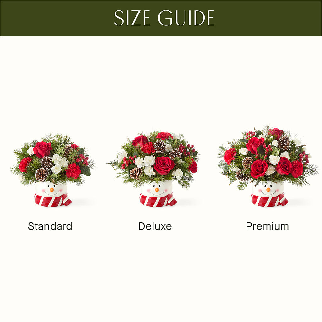 Jolly Snowman Bouquet –  Roots Of Love, Spotswood NJ