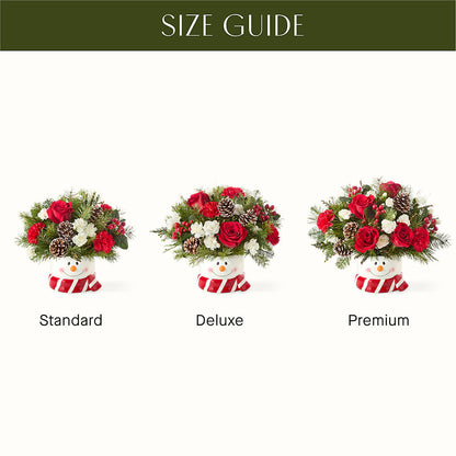 Jolly Snowman Bouquet –  Roots Of Love, Spotswood NJ