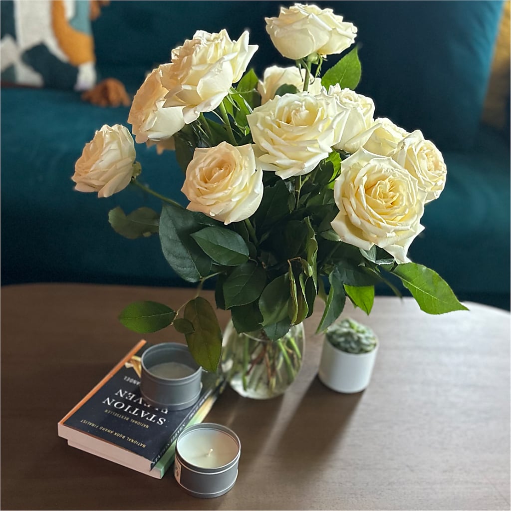 Long Stem Yellow Rose Bouquet –  Roots Of Love, Spotswood NJ