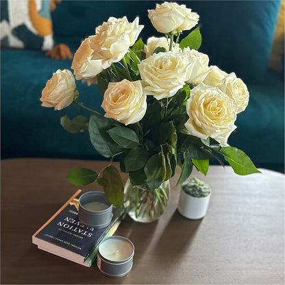 Long Stem Yellow Rose Bouquet –  Roots Of Love, Spotswood NJ