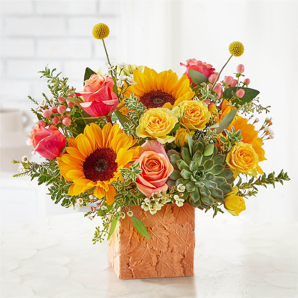 Sunflower Season Bouquet –  Roots Of Love, Spotswood NJ