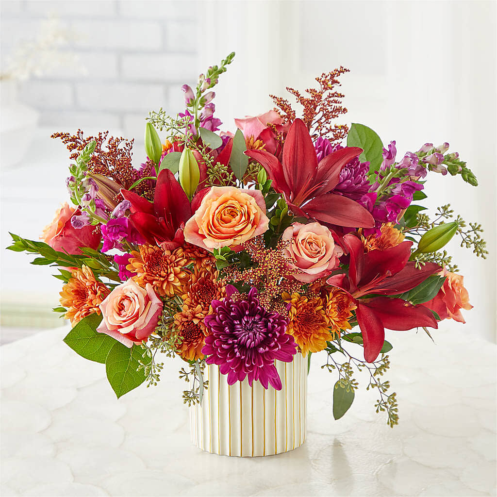 Burgundy Landscape Bouquet –  Roots Of Love, Spotswood NJ
