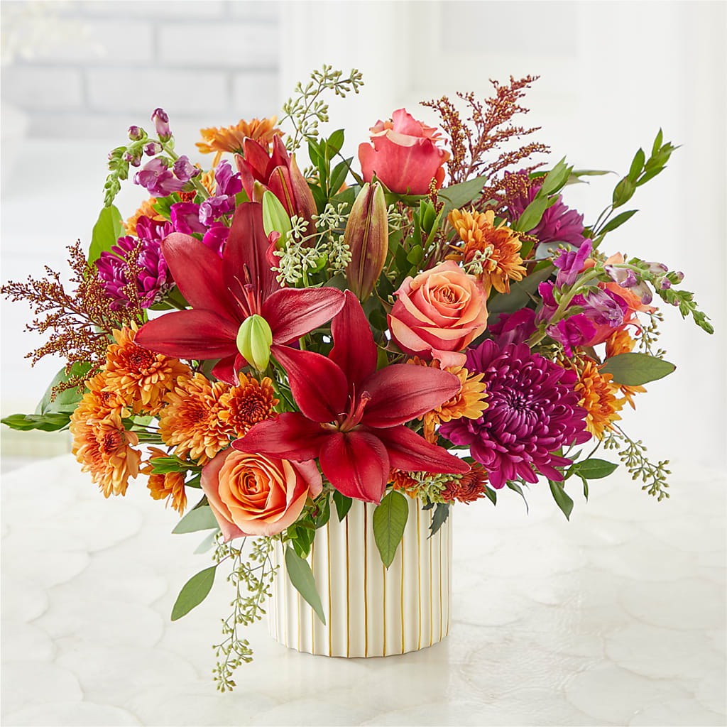 Burgundy Landscape Bouquet –  Roots Of Love, Spotswood NJ