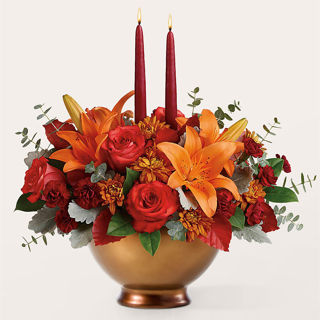 Fruits of Fall Centerpiece –  Roots Of Love, Spotswood NJ