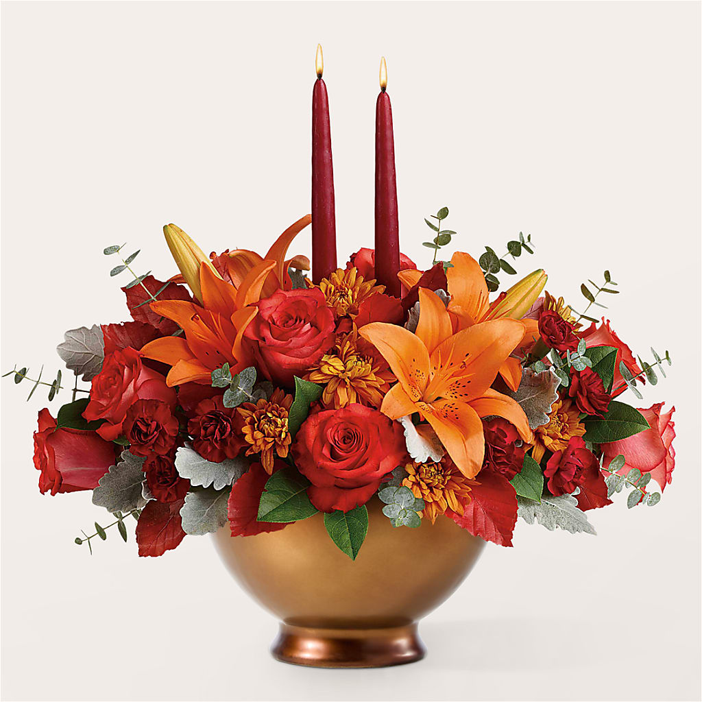 Fruits of Fall Centerpiece –  Roots Of Love, Spotswood NJ