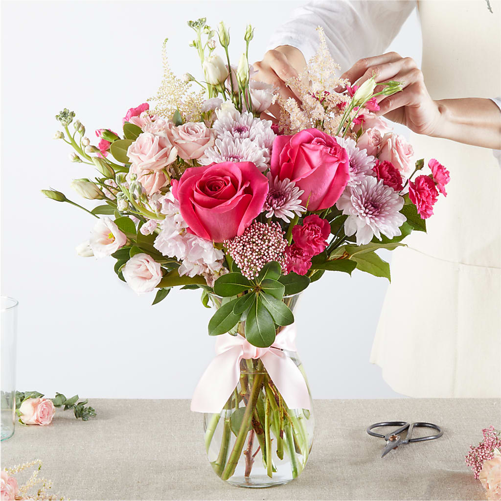 Pink Ribbon - A Florist Original –  Roots Of Love, Spotswood NJ
