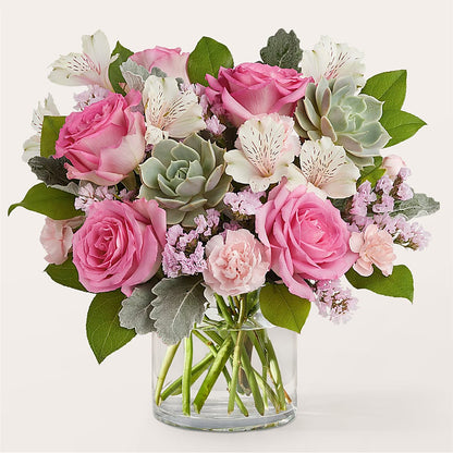Dusty Rose Bouquet –  Roots Of Love, Spotswood NJ