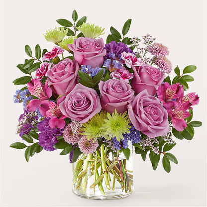 Glass Half Full Bouquet –  Roots Of Love, Spotswood NJ