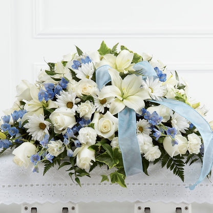 Tender Treasure Casket Spray –  Roots Of Love, Spotswood NJ