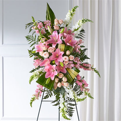 Elegant Embrace Standing Spray –  Roots Of Love, Spotswood NJ