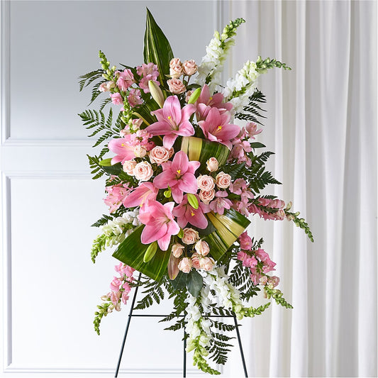 Elegant Embrace Standing Spray –  Roots Of Love, Spotswood NJ