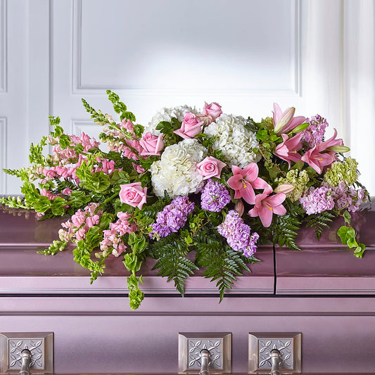 Life's Gratitude Casket Spray –  Roots Of Love, Spotswood NJ