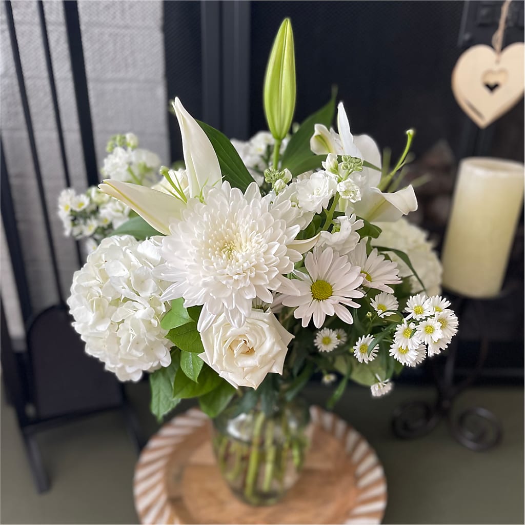 Classic Ivory – A Florist Original –  Roots Of Love, Spotswood NJ