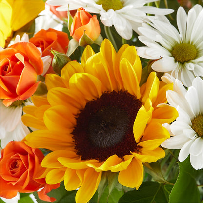 Sun-drenched Blooms Bouquet –  Roots Of Love, Spotswood NJ