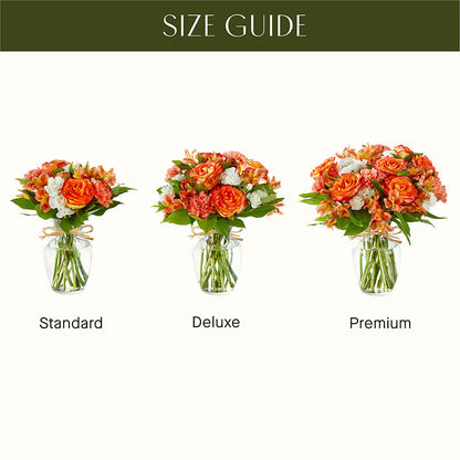 Apricot Glow Bouquet –  Roots Of Love, Spotswood NJ