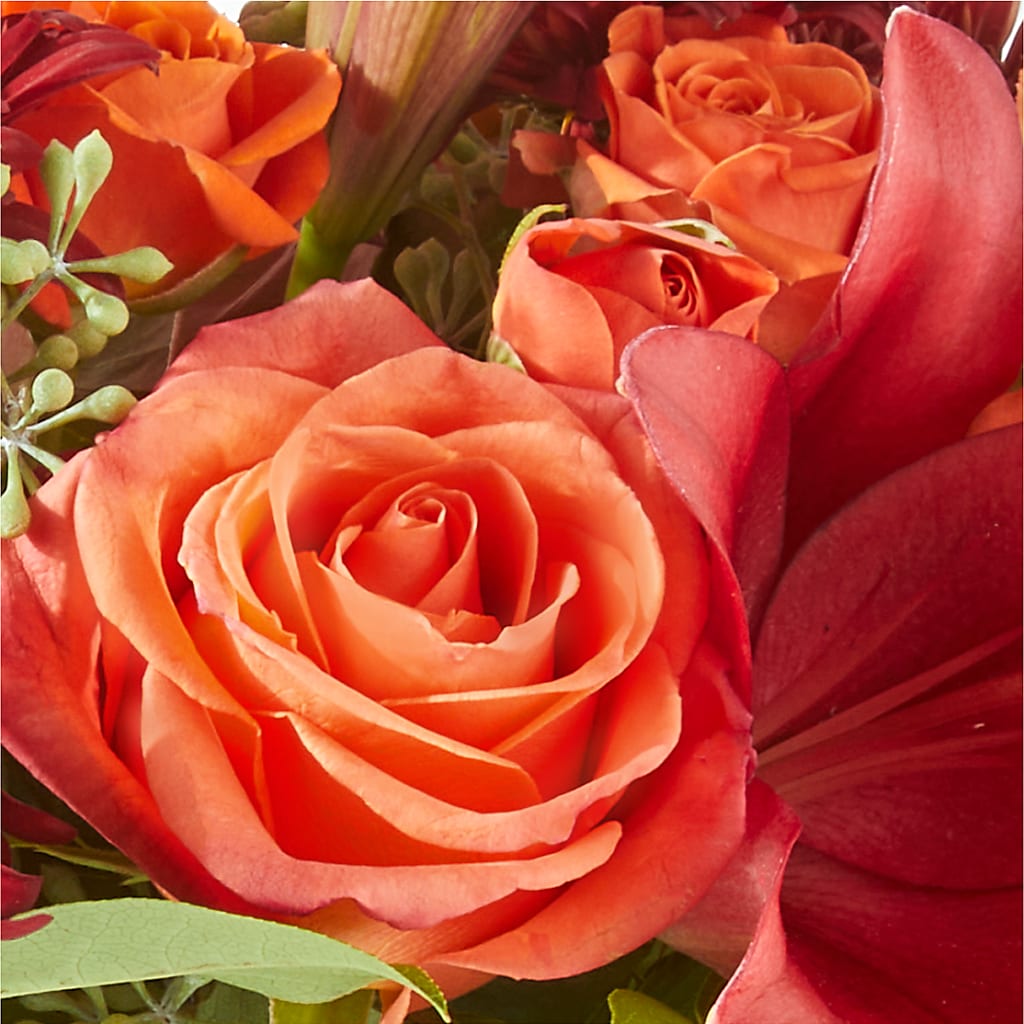 Crimson Leaves Bouquet –  Roots Of Love, Spotswood NJ