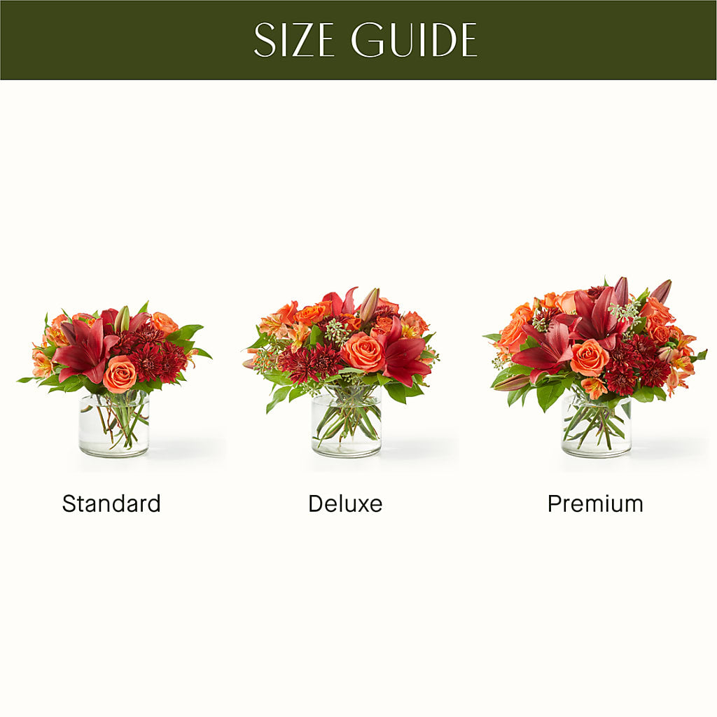 Crimson Leaves Bouquet –  Roots Of Love, Spotswood NJ