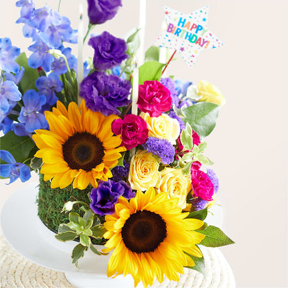 Star of the Day Floral Cake –  Roots Of Love, Spotswood NJ