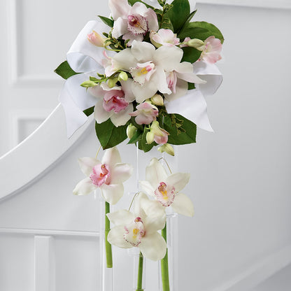 Perfect Entrance Pew Arrangement –  Roots Of Love, Spotswood NJ