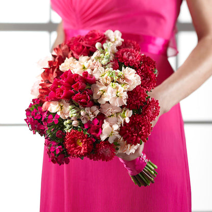 Pink Effervescence Bouquet –  Roots Of Love, Spotswood NJ