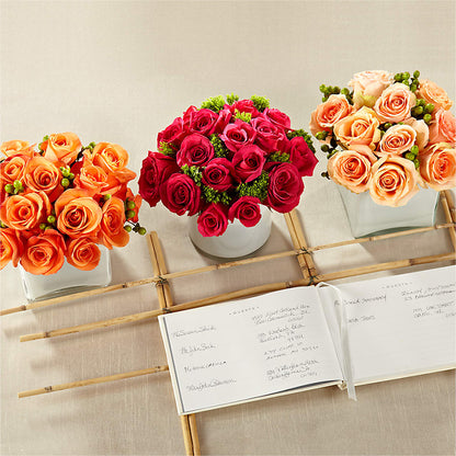 Dawn Rose Centerpiece –  Roots Of Love, Spotswood NJ