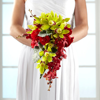Elegant Orchid Bouquet –  Roots Of Love, Spotswood NJ